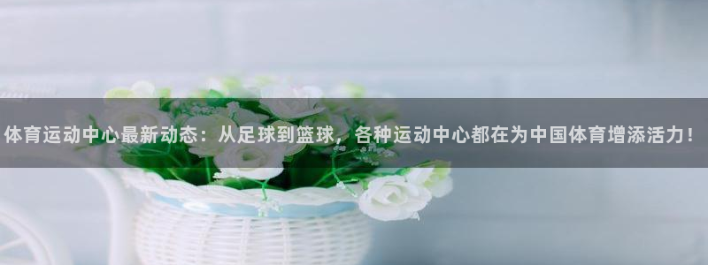 意昂凯捷注册：体育运动中心最新动态：从足球到篮球，各种运动中心都在为中国体育增添